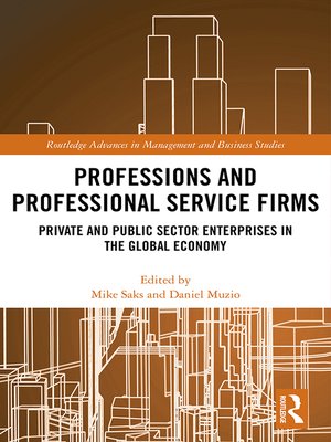 cover image of Professions and Professional Service Firms